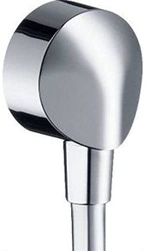 hansgrohe Fixfit E Schlauchanschluss, ohne Rückflussverhinderer, Anschlusswinkel aus Metall, Chrom im Sale